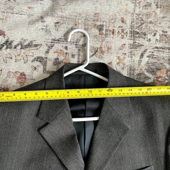 Men's'  Gray Britches Wool Sport Coat/Blazer - 42R/107 - Picture 11 of 15